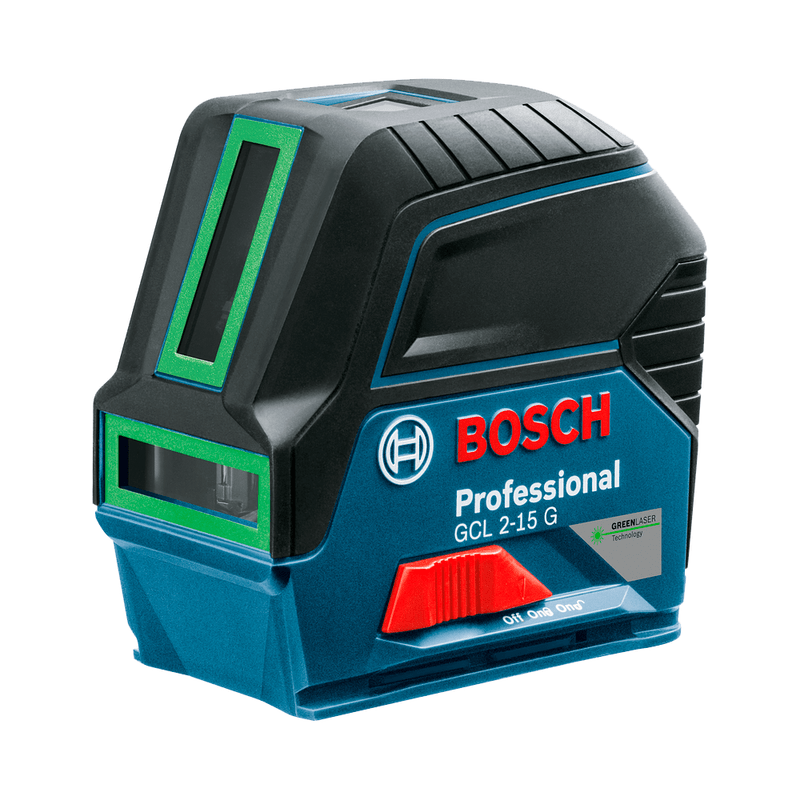 Nível a Laser Bosch 15 Metros, 2 Linhas com Suporte e Maleta - 0601066J00-000