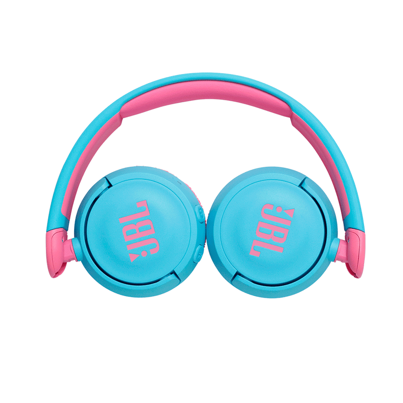 Fone de Ouvido Infantil JBL JR310 Bluetooth Azul com rosa