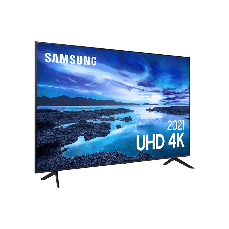 Samsung Smart TV 50 UHD 4K UN50AU7700, Processador Crystal 4K, Visual Livre de Cabos, Bivolt