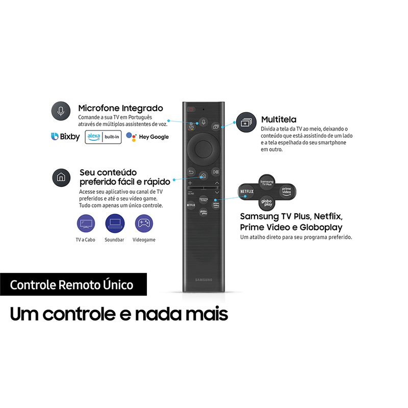 Samsung Smart TV 65 Neo QLED 8K, Mini LED, Processador com IA, Som em Movimento, Tela sem limites, Ultrafina, Alexa Built-in