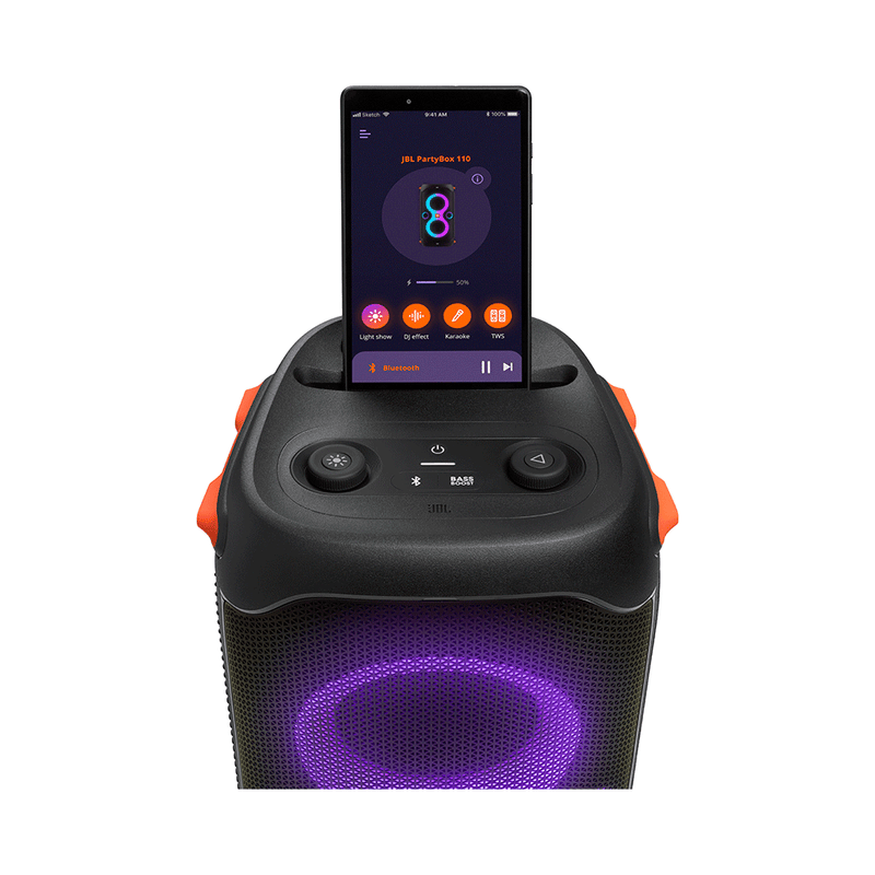 Caixa Amplificada JBL PARTY BOX 110, 160W, Bluetooth, Conexão USB