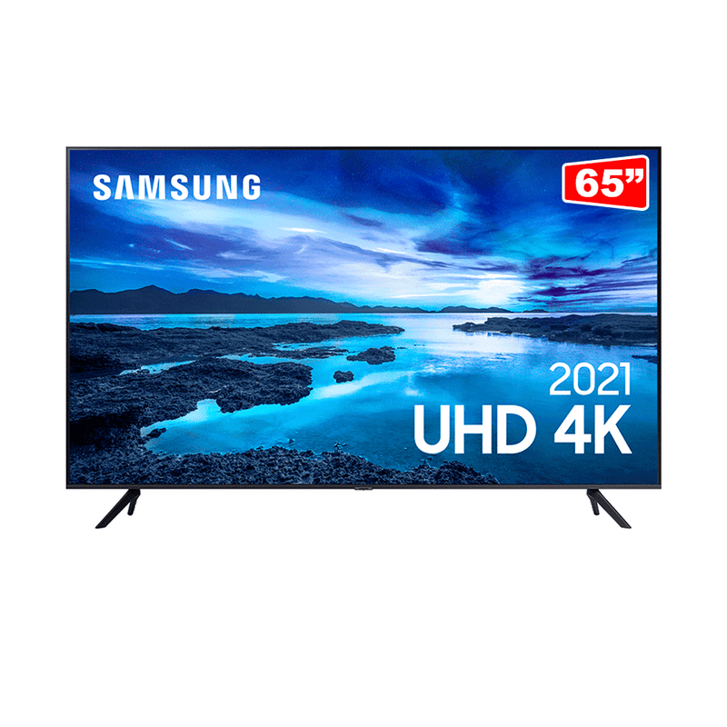 Samsung Smart TV 65 UHD 4K, Processador Crystal 4K, Tela sem limites, Visual Livre de Cabos, Alexa built in