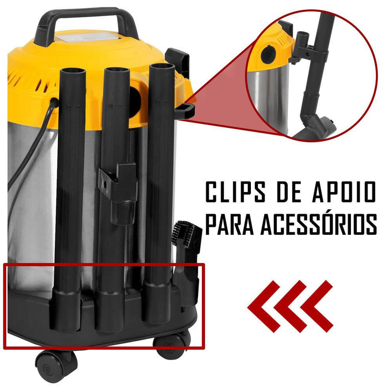 Aspirador De Pó E Água Vonder Apv1240, Profissional, 1000w, 12 Litros