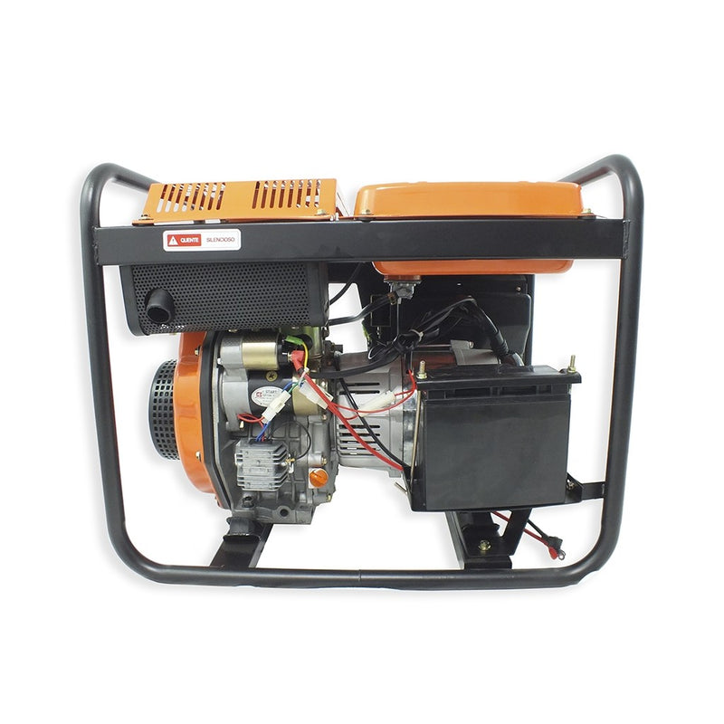 GERADOR DIESEL 269cc 7HP 3.6KVA 3600WATTS BIVOLT VGE3600D VULCAN TRENT