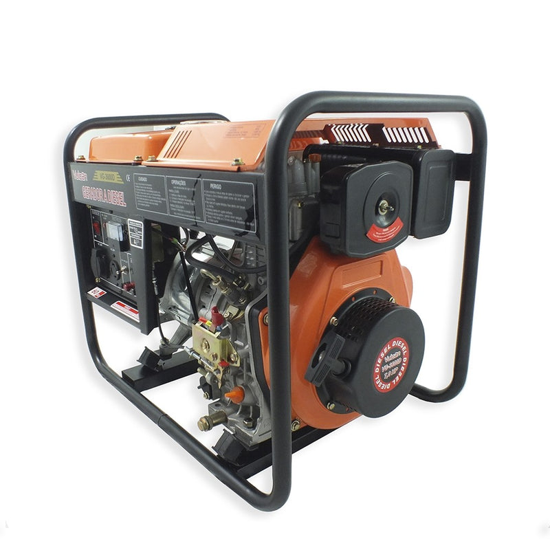 GERADOR DIESEL 269cc 7HP 3.6KVA 3600WATTS BIVOLT VG3600D VULCAN TRENT