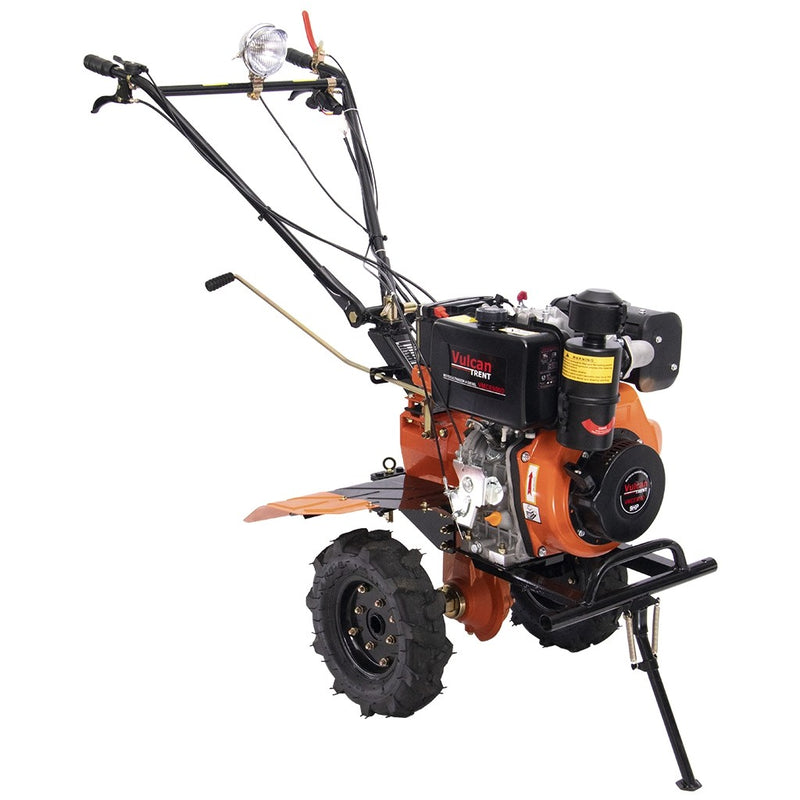 MOTOCULTIVADOR A DIESEL 406cc 9HP COM LAMINAS CULTIVADORAS VMCE900D VULCAN TRENT