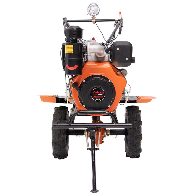 MOTOCULTIVADOR A DIESEL 406cc 9HP COM LAMINAS CULTIVADORAS VMCE900D VULCAN TRENT