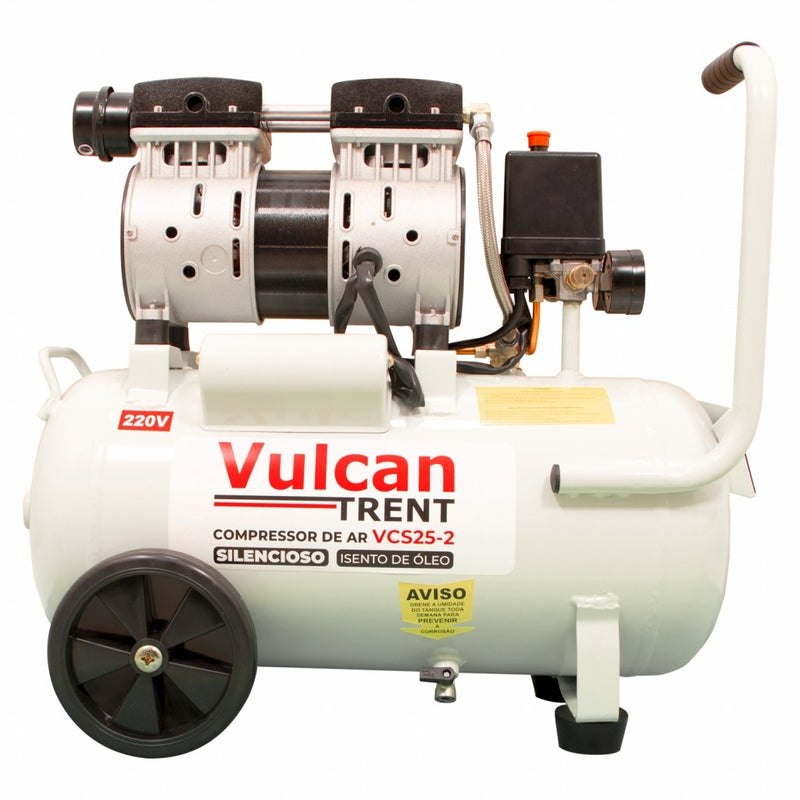 COMPRESSOR DE AR 24 LITROS 2 HP 8 BAR 127VOLTS VC25-1 VULCAN TRENT