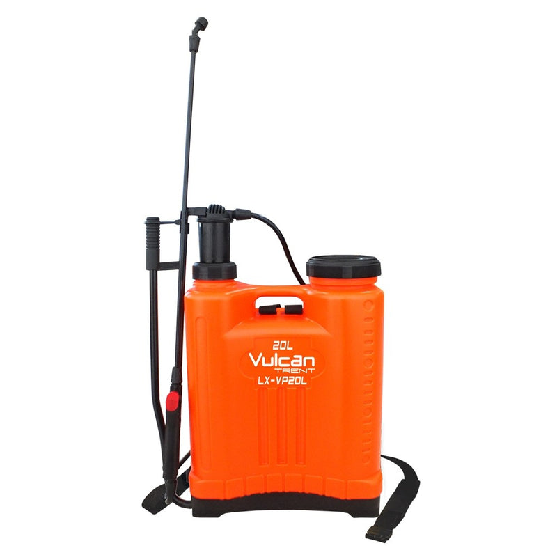 PULVERIZADOR MANUAL 20 LITROS COR LARANJA VP20L VULCAN TRENT