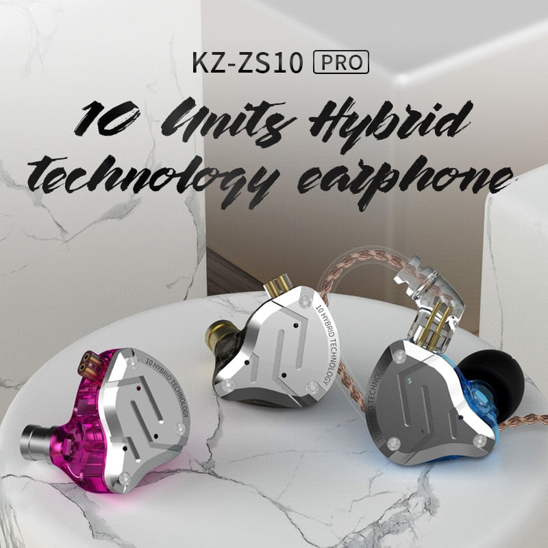 Fone de Ouvido  KZ ZS10 PRO