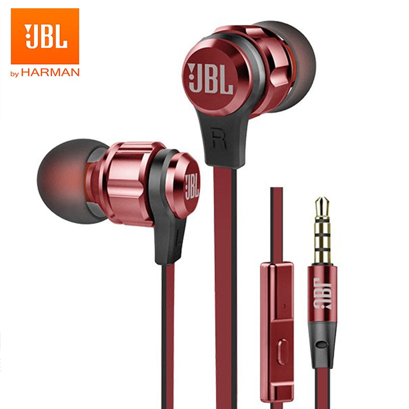 Fone de ouvido intra-auricular estéreo JBL T180A