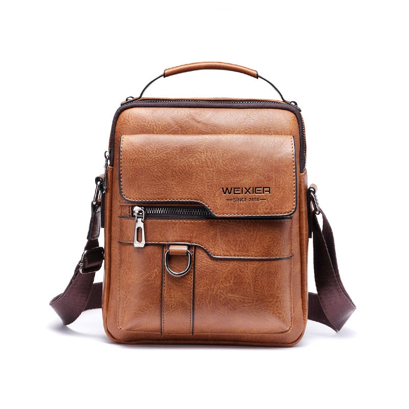 Bolsa de ombro casual masculina