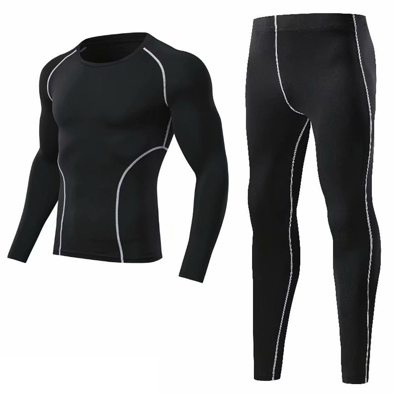 3 pçs / conjunto de treino roupa de compressão