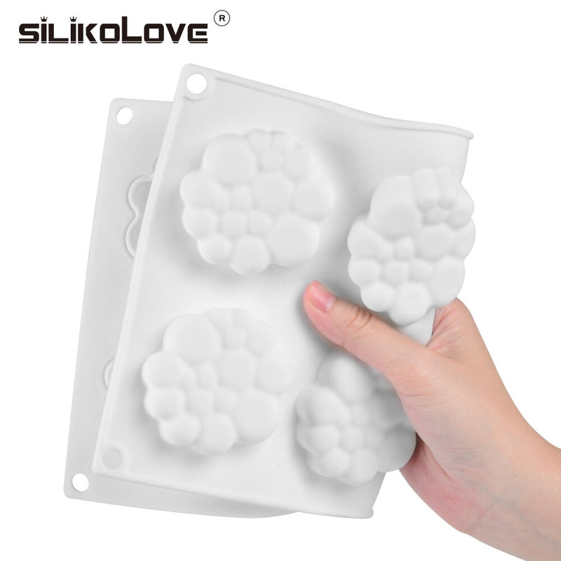 Molde para bolo de silicone com 8 cavidades