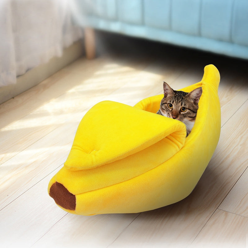 Cama de gato de banana