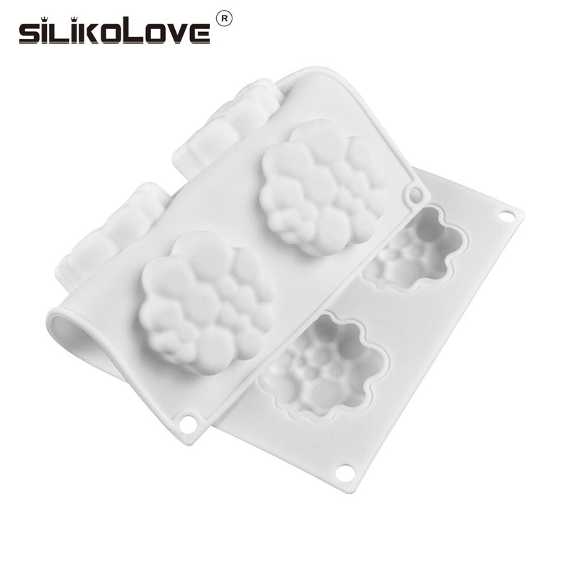 Molde para bolo de silicone com 8 cavidades