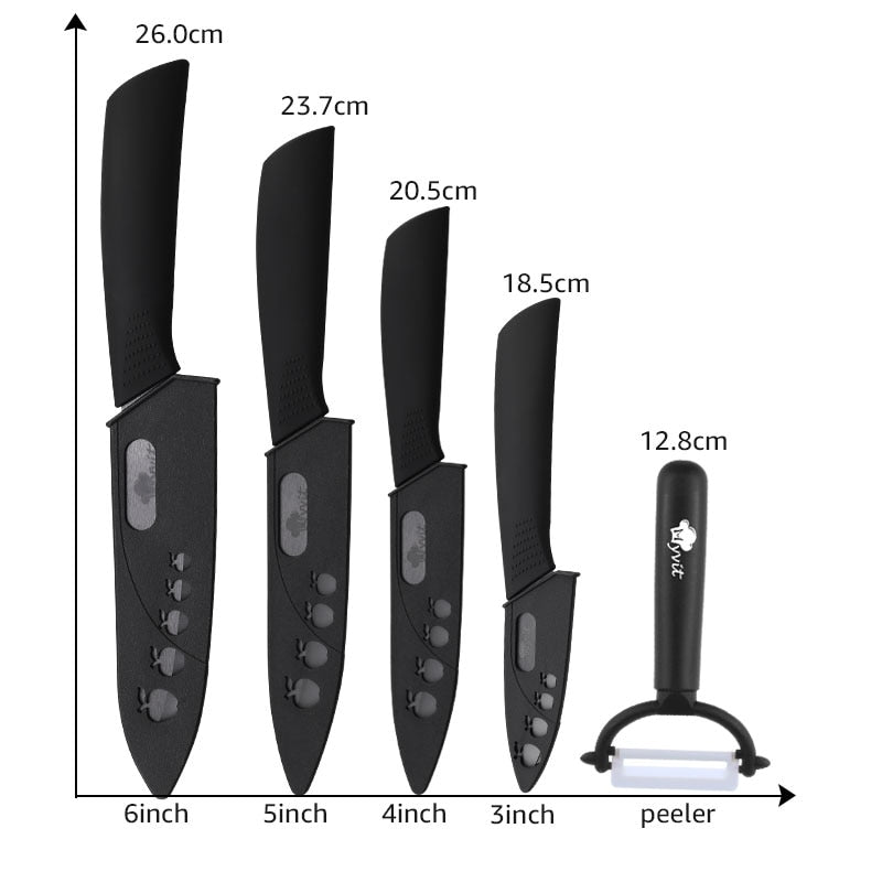 Facas de cozinha de cerâmica