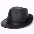 Chapéu Fedoras Masculino 100% Couro Genuíno