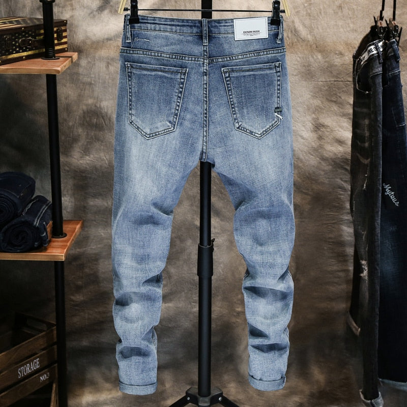 Calça jeans masculina Skinny