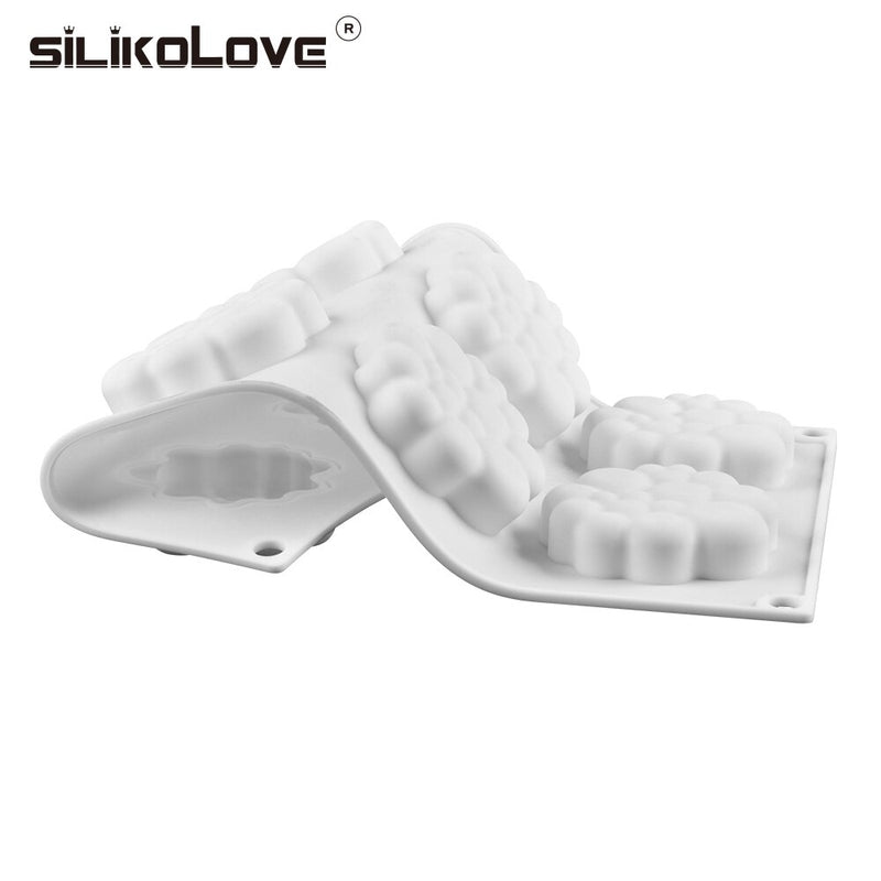 Molde para bolo de silicone com 8 cavidades